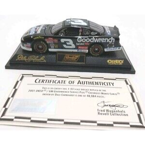 Dale Earnhardt 2001 GM Goodwrench 1/43 Scale Monte Carlo #3 Revell #N072